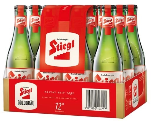 Stiegl Goldbräu od. Hell 0,33 Liter Einweg Angebot bei Billa