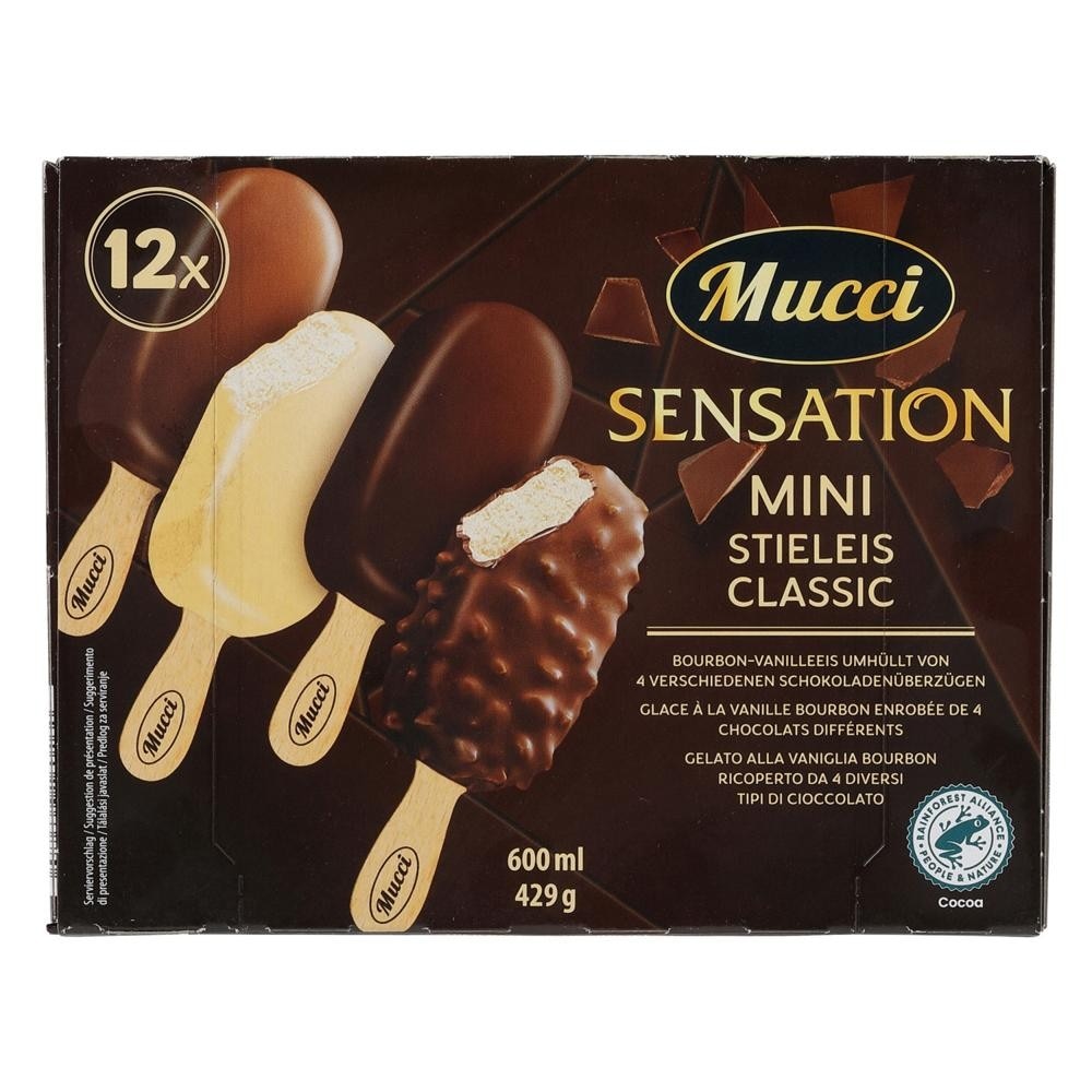Mucci Mini Mix Stieleis 12 x 50 ml Angebot bei Hofer