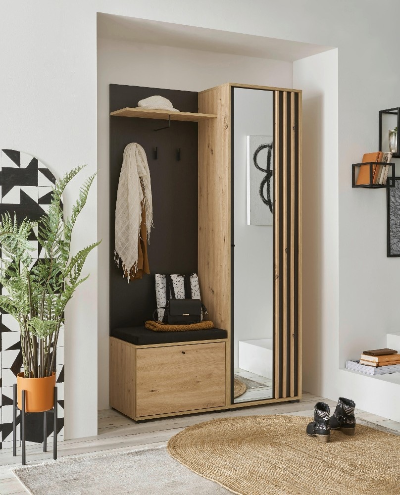CarryHome Garderobe B/H/T: ca. 114/197/40cm Angebot bei XXXLutz