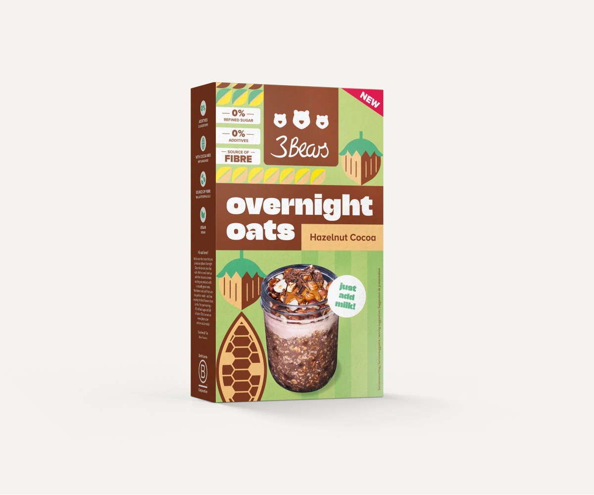 3 Bears Overnight Oats 400-g-Packung Angebot bei Interspar