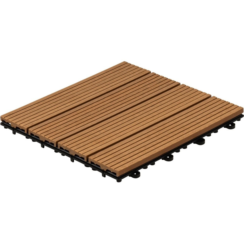 WPC Klickfliesen Bavaro Teak 3 M² HOME DELUXE Angebot bei Hofer