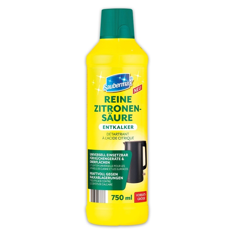 Reine Zitronen-säure 750 ml Saubermax Angebot bei Norma