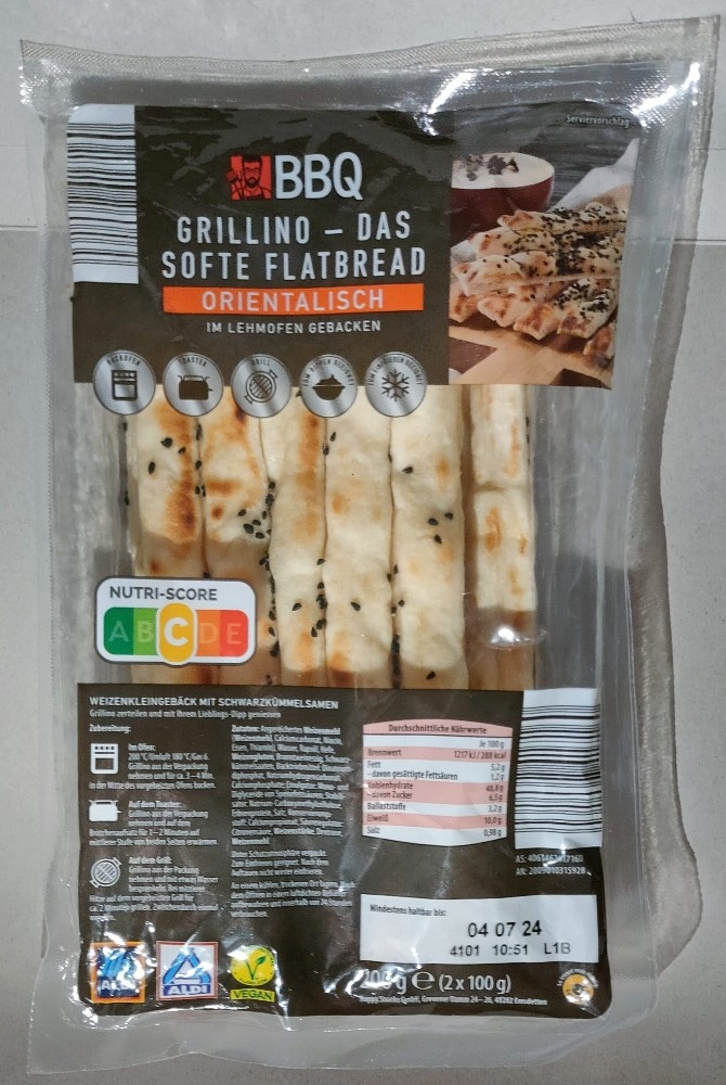 BBQ Grillino Soft Flatbread 200 g Angebot bei Hofer
