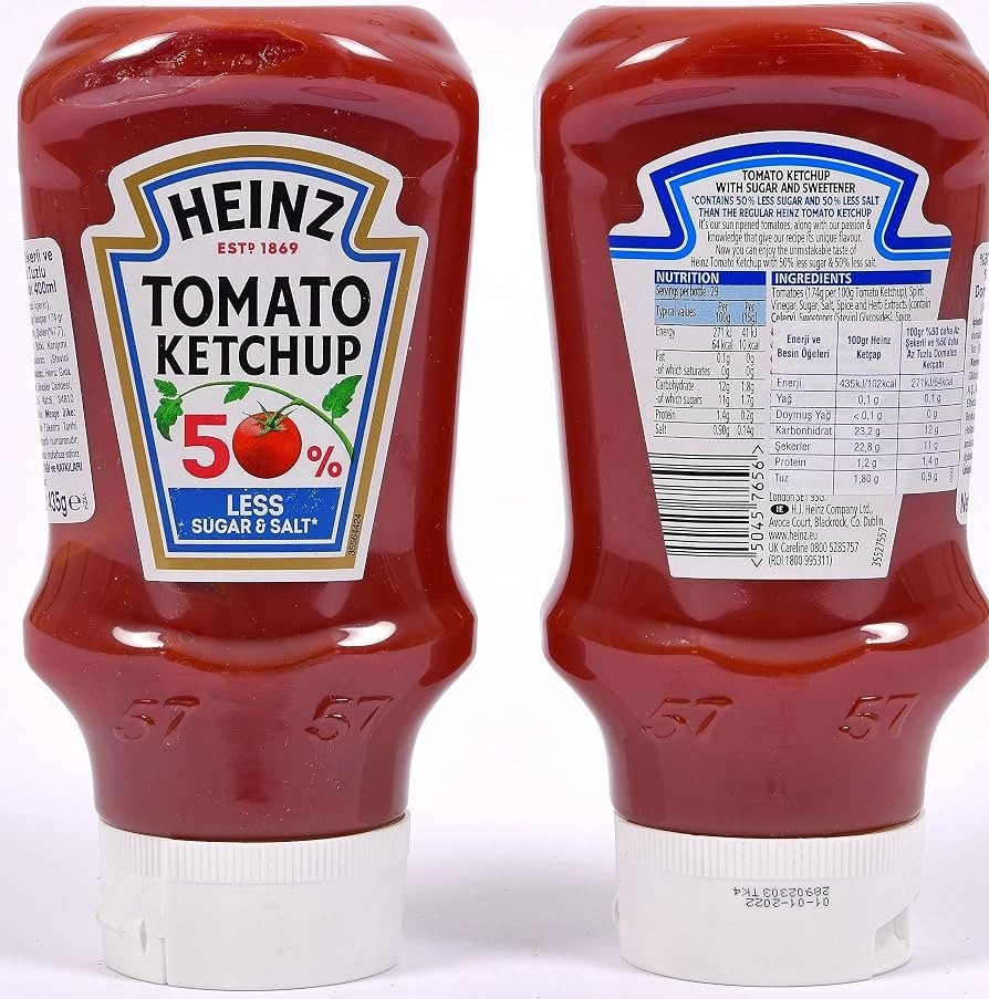 Heinz Ketchup -50 % Zucker 960 g Angebot bei Maximarkt