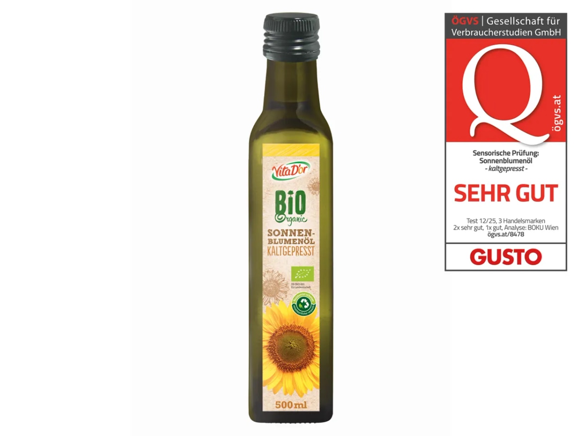 Vita D'Or Bio Sonnenblumenöl 500 ml Angebot bei Lidl