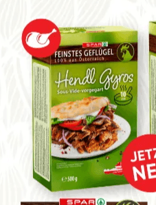 Hendl Gyros 500-g-Packung Feinstes Geflügel Angebot bei Spar