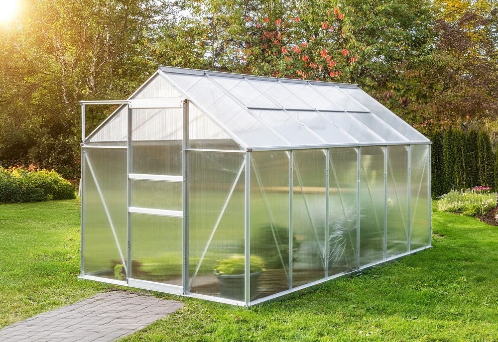 Garten & Freizeit Alu-Gewächshaus ca. 374x190x184 cm Angebot bei Norma