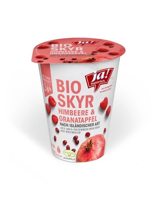 ja! Natürlich Bio Skyr Vanille od. Himbeere-Granatapfel 400 g Angebot bei Adeg