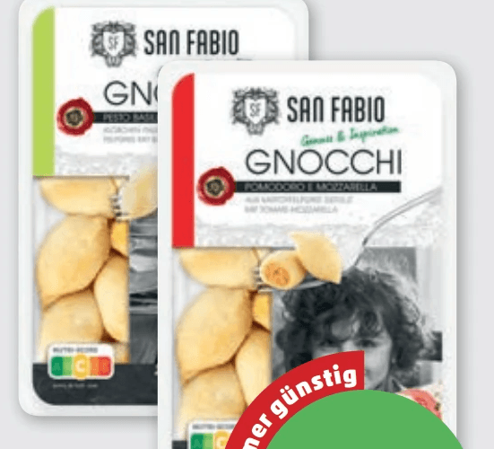 San Fabio Gnocchi gefüllt 400 g Angebot bei Penny