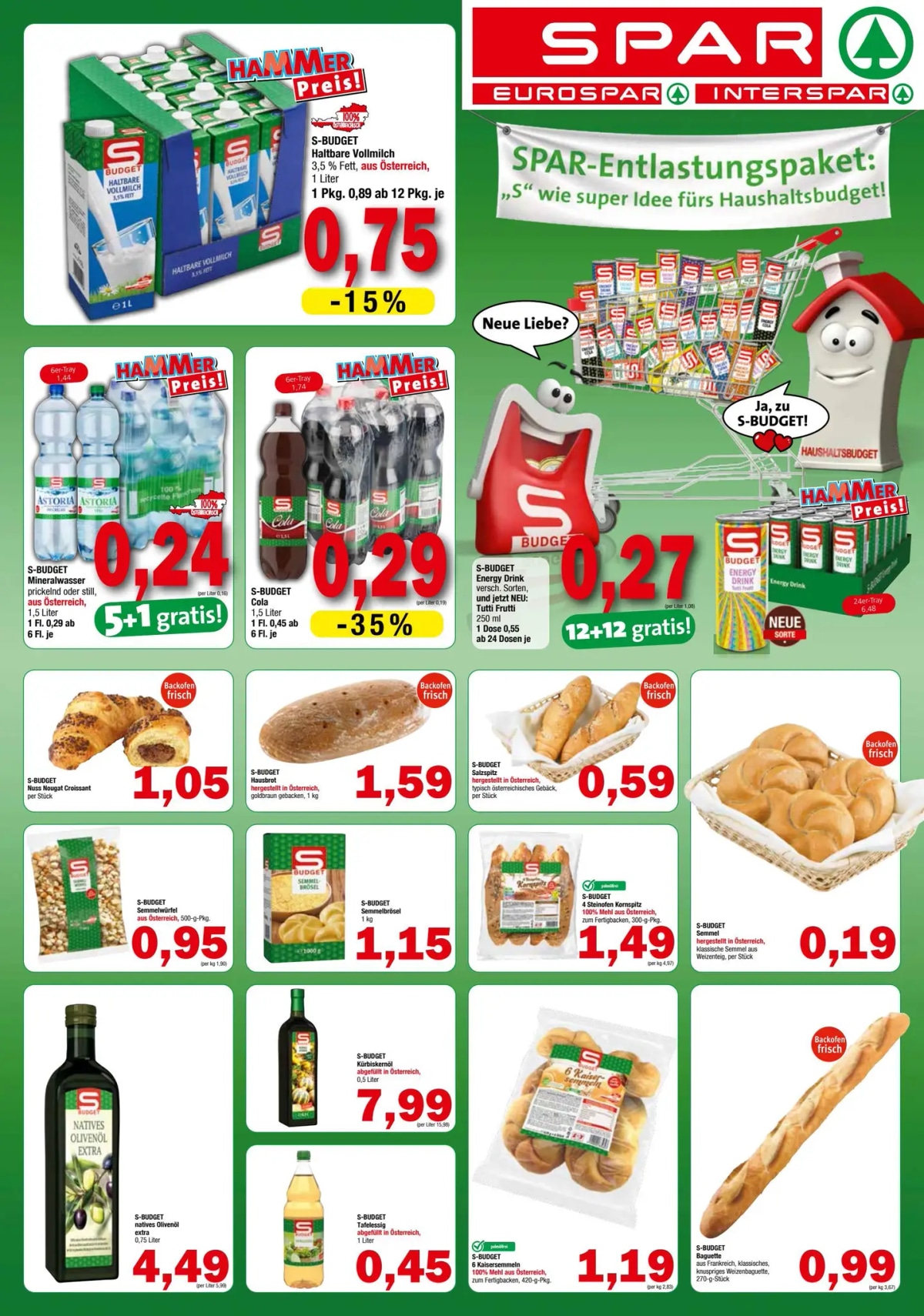 S-BUDGET Salz-/Knusperspitz Angebot bei Interspar