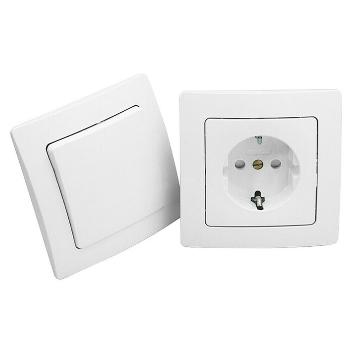Schalterserie MAILAND Steckdose Voltomat Angebot bei Bauhaus