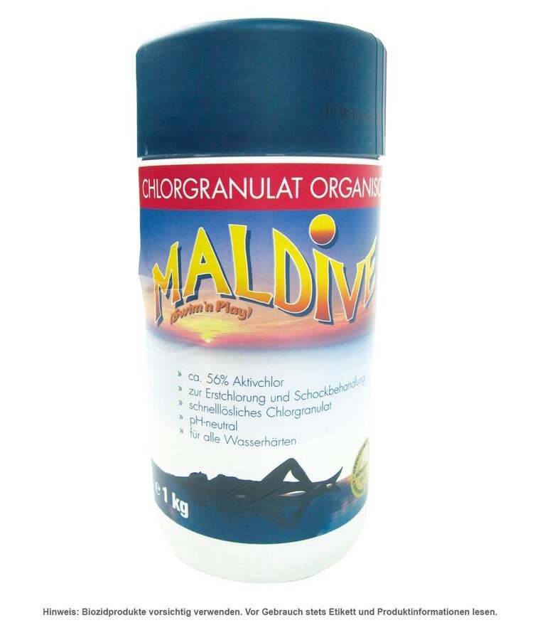 Chlor-Granulat organisch 1 kg MALDIVE Angebot bei Zgonc