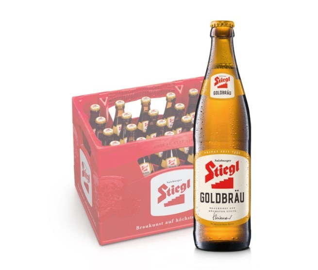 Goldbräu od. Hell 1 Kiste = 20 Flaschen Stiegl Angebot bei Billa Plus