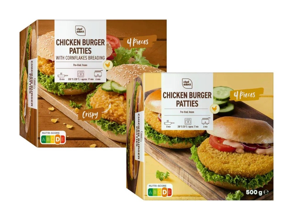 Chef Select Chicken Burger Patties 500 g Angebot bei Lidl