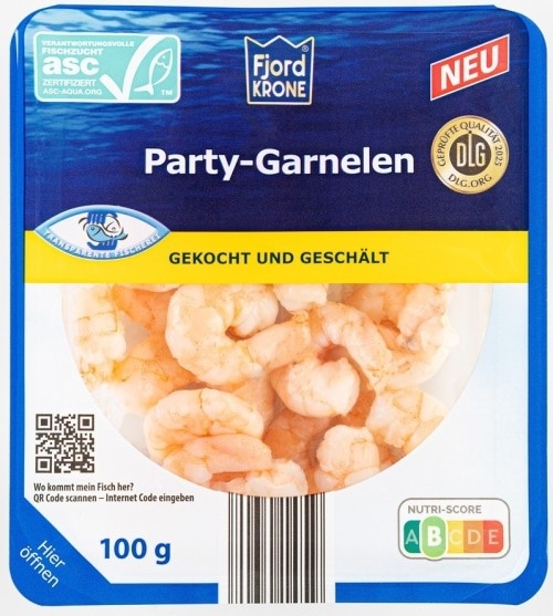 Party-Garnelen 100 g Fjord Krone Angebot bei Norma
