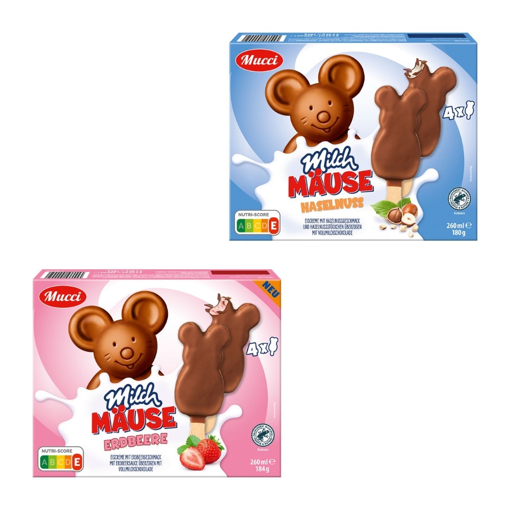 Mucci Milchmaus Stieleis 260 ml Angebot bei Hofer