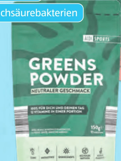 Greens Powder 150 g Aldi Sports Angebot bei Hofer