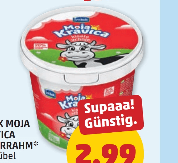 Moja Kravica Sauerrahm 750 g Angebot bei Penny