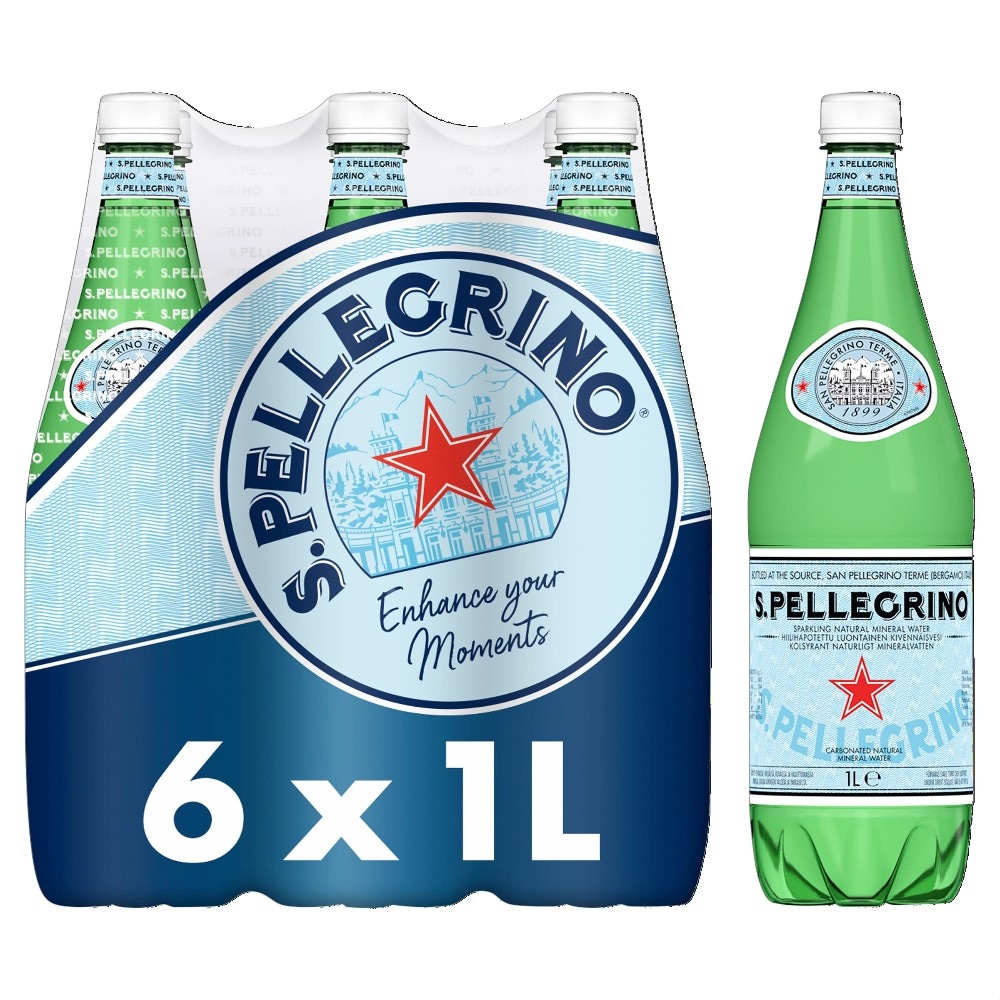 San Pellegrino Mineralwasser 1-Liter-Flasche Angebot bei Interspar