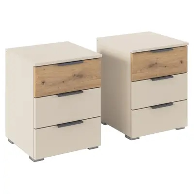 Nachtschrank 2er-Set ca. 40x52x40 cm Angebot bei Mömax