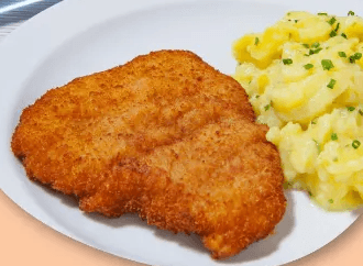 Hühnerschnitzel mit Kartoffelsalat Angebot bei MPREIS