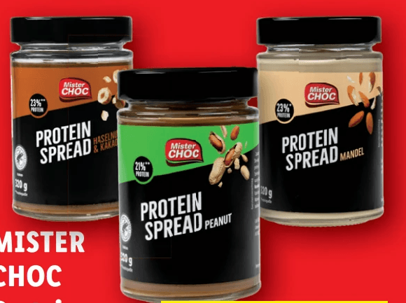 Mister Choc Protein Aufstrich 320 g Angebot bei Lidl