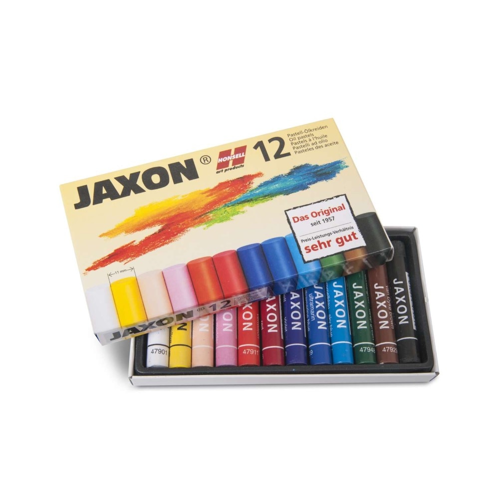 Jaxon Ölpastellkreide 12er Etui Angebot bei Müller