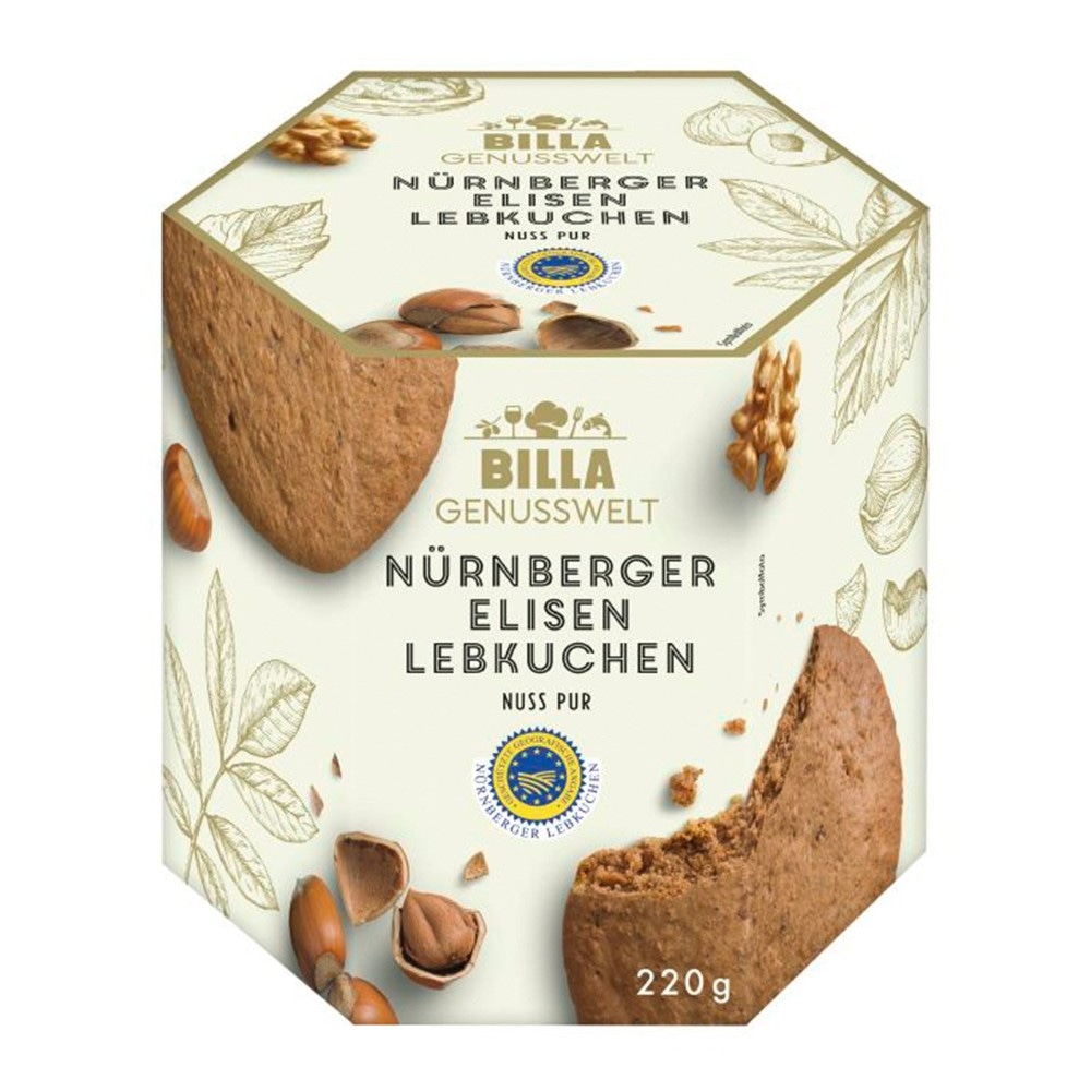 BILLA GENUSSWELT Nürnberger Elisen Lebkuchen 200 g–220 g Angebot bei Billa Plus