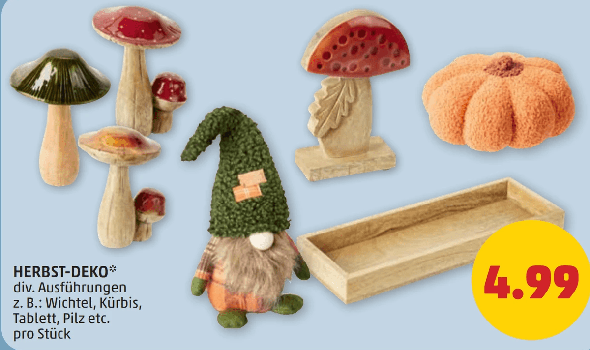 Herbst-Deko Angebot bei Penny