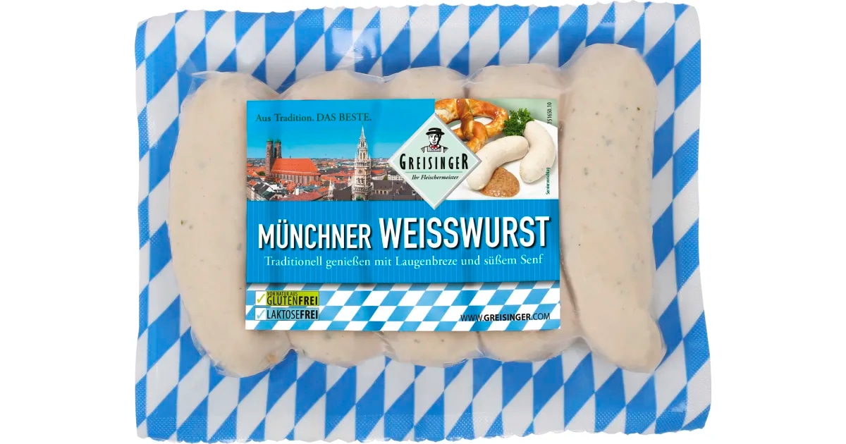 Greisinger Münchner Weisswurst 600 g + 100 g Angebot bei Penny