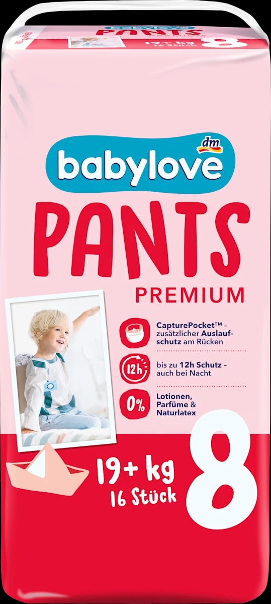 babylove Premium Pants Gr. 8 16 Stk. Angebot bei Dm