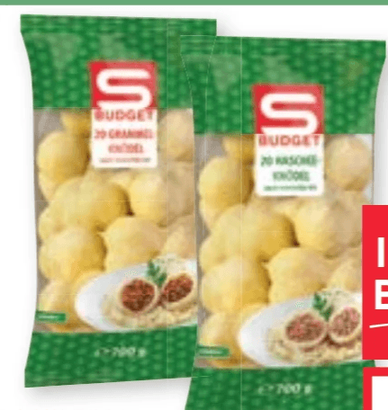 S-Budget Haschee- oder Grammelknödel nach Innviertler Art 20 Stück, 700 g Angebot bei Maximarkt