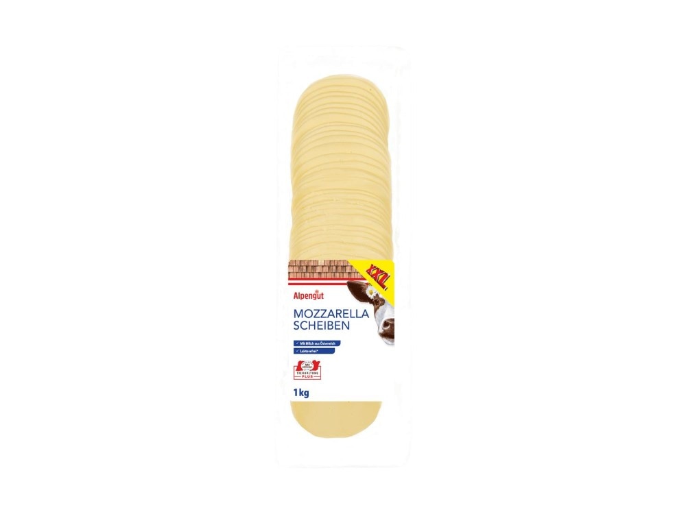 Alpengut Mozzarella Scheiben 1 kg Angebot bei Lidl