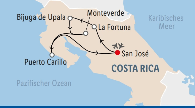 Costa Rica Rundreise 14 Tage Angebot bei Lidl Reisen