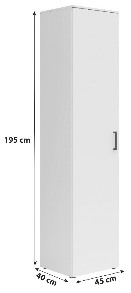 Schrank BxHxT: ca. 45x195x40 cm Angebot bei Möbelix