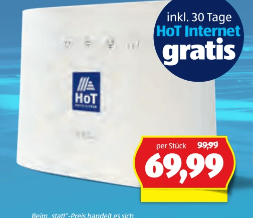 WiFi-Router TCLINKHUB HoT Angebot bei Hofer