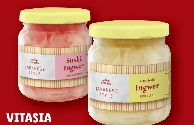 Sushi Ingwer 190 g VITASIA Angebot bei Lidl