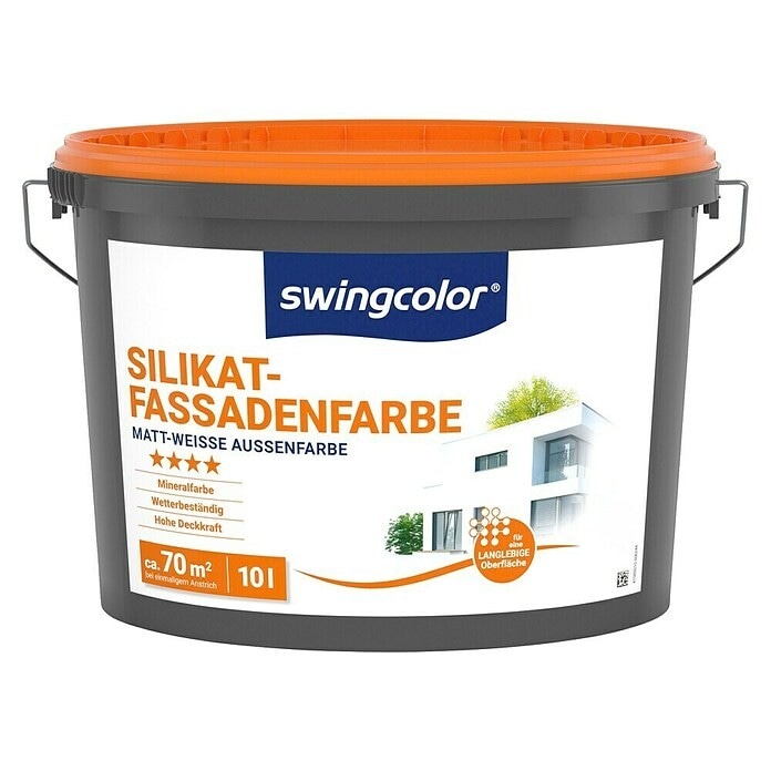 Silikat Fassadenfarbe 10 l Angebot bei Bauhaus