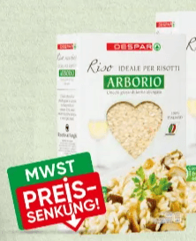 DESPAR Arborio Reis 1 kg Angebot bei Spar