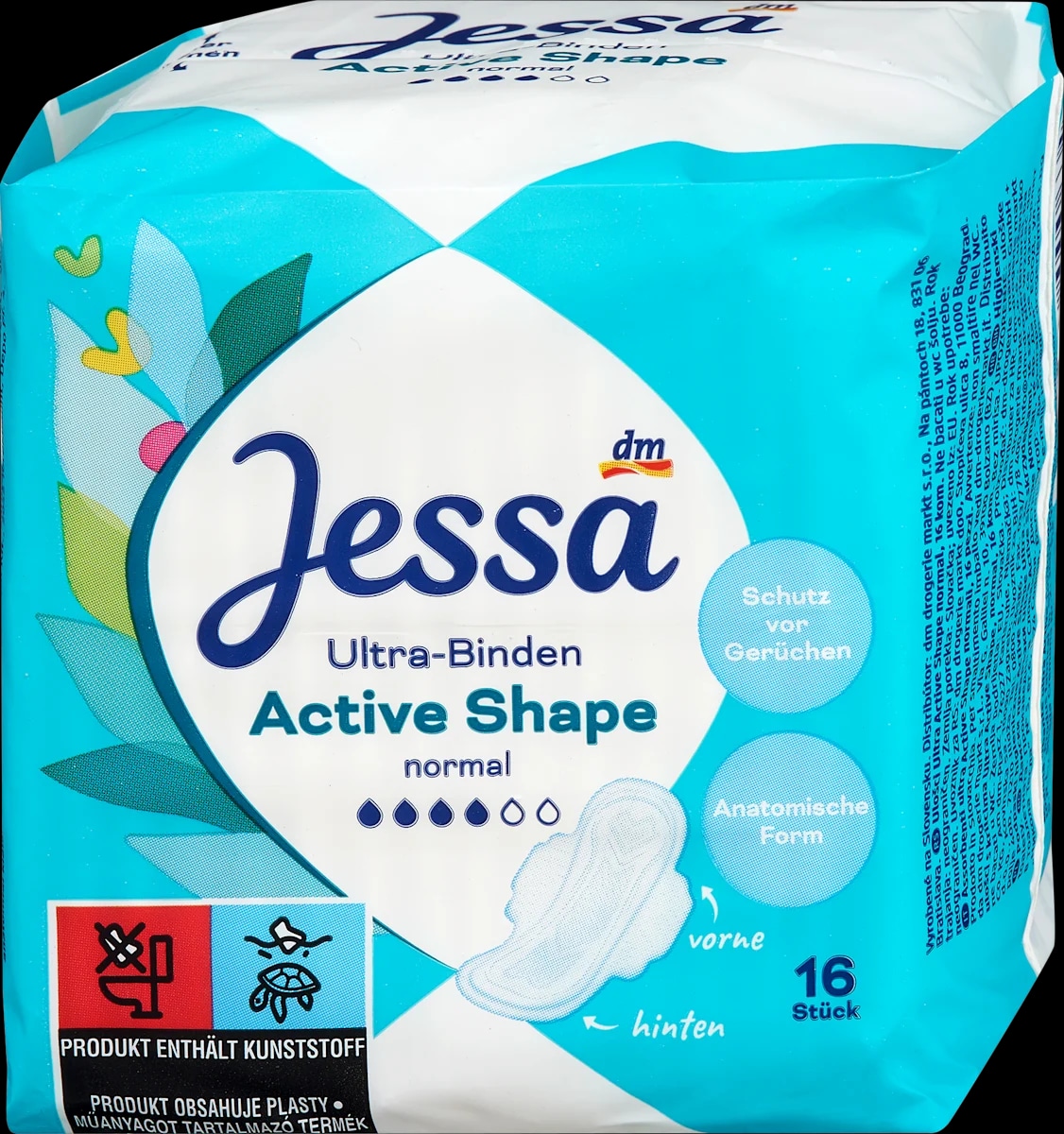Jessa Ultra-Binden Active Shape 16 Stk. Angebot bei Dm