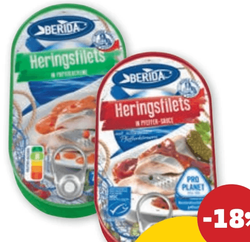 Berida Heringsfilets 200 g Angebot bei Penny