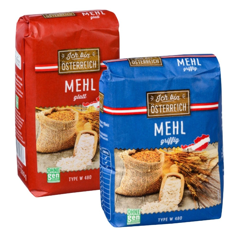 Mehl 1 kg Ich bin Österreich Angebot bei Penny