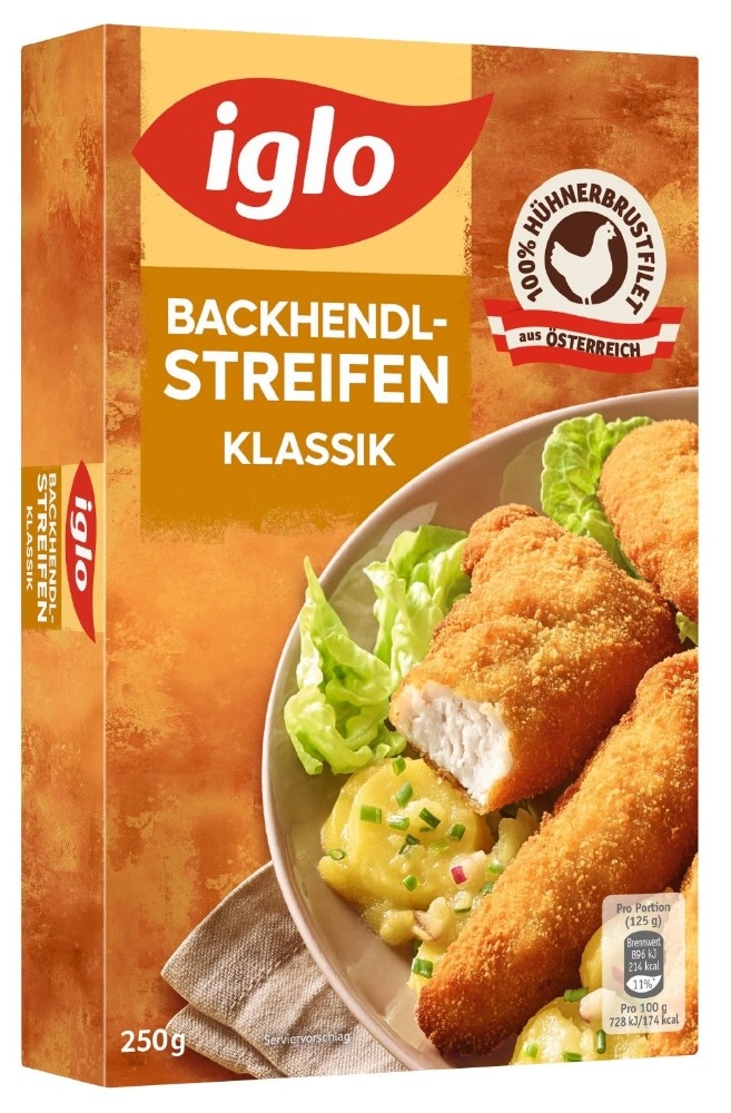 Feinste Backhendlstreifen 200 - 250 g Iglo Angebot bei Interspar