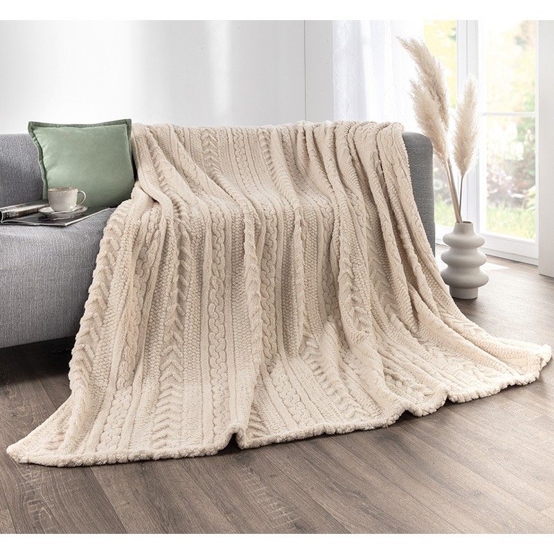 Bella Casa XL-Kuscheldecke „Meran“ ca. 180 x 200 cm Angebot bei Norma