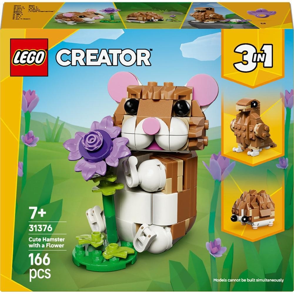 LEGO Hamster mit Blume 31376 166 pcs Angebot bei Müller