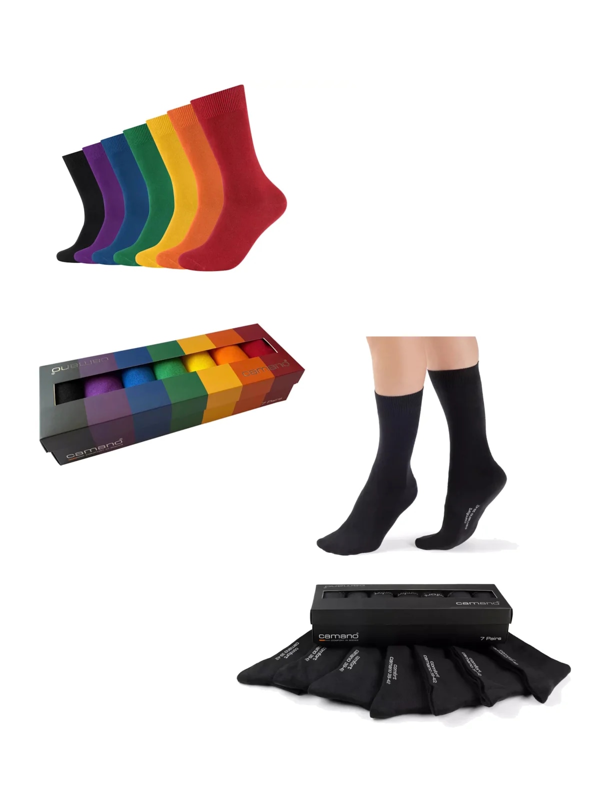 Camano Erwachsenen-Socken 7er-Packung Angebot bei Interspar