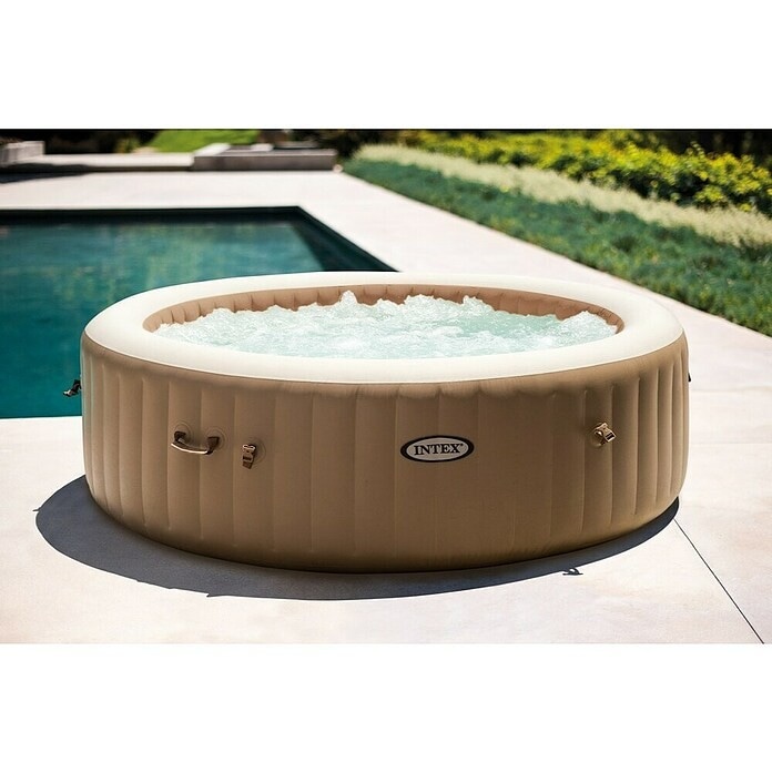 Pure Spa Mobil-Whirlpool Bubble Massage 1.098 l INTEX Angebot bei Bauhaus