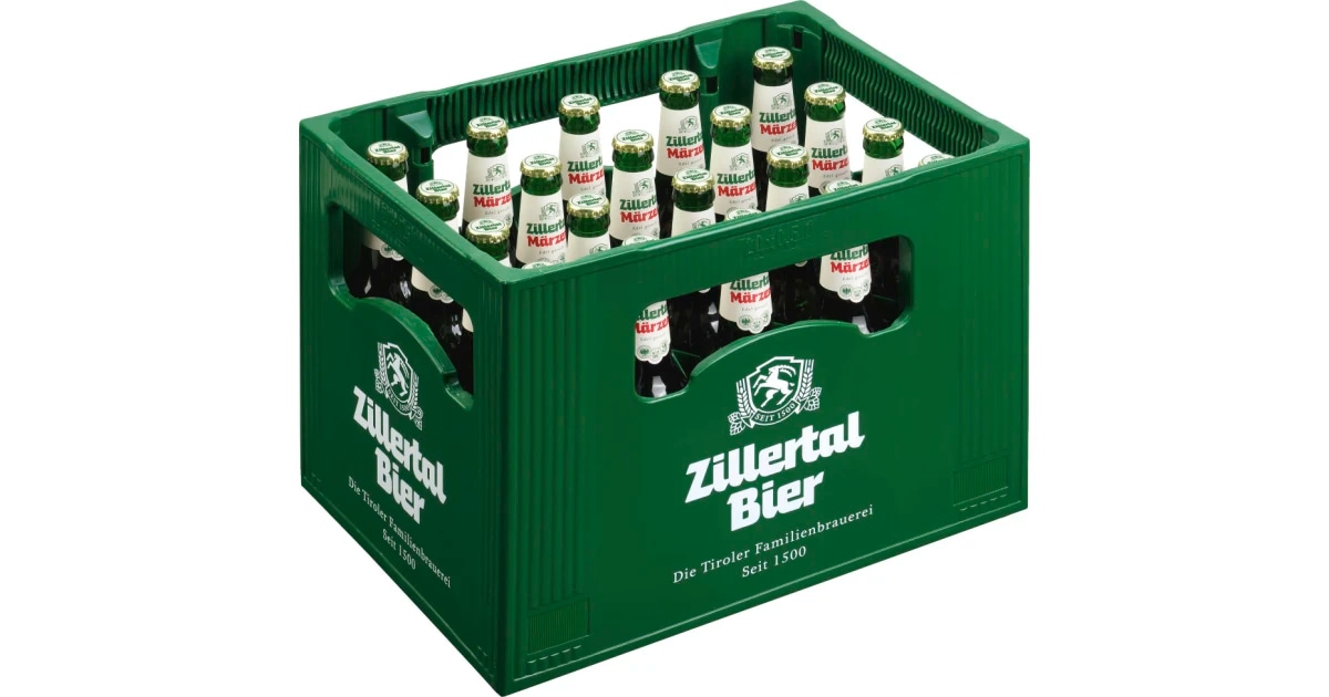 Zillertal Bier Märzen Kiste 20 x 0,5 l Angebot bei MPREIS