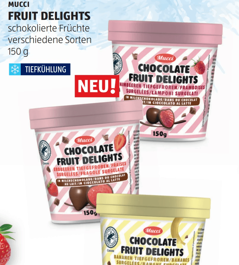 Mucci Fruit Delights 150 g Angebot bei Hofer