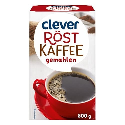 clever Röstkaffee gemahlen 500 g Angebot bei Billa